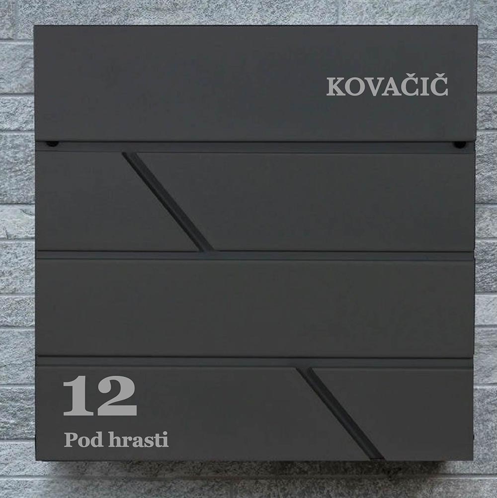 Nabiralnik napis 2 napis za poštni nabiralnik