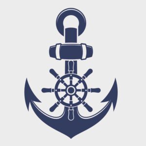 stenska nalepka sidro