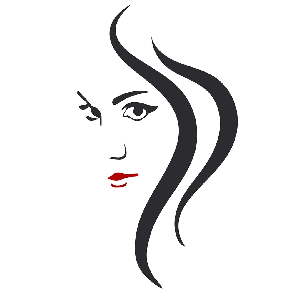 225 stenska nalepka kozmetični salon