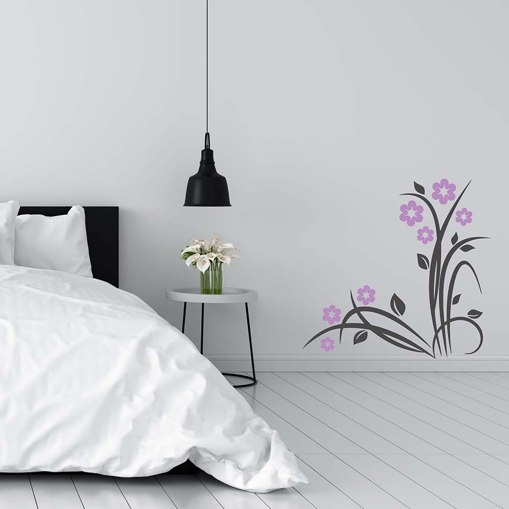stenska nalepka cvetlice 9213