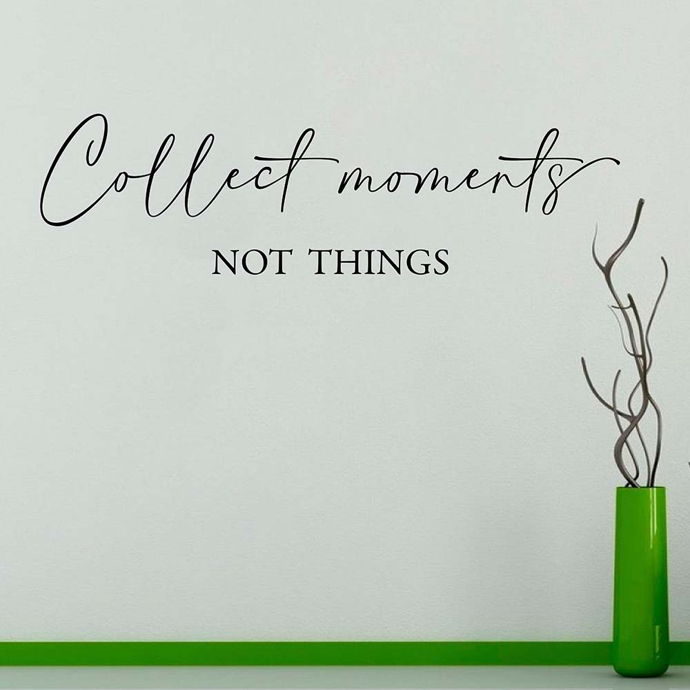 stenska nalepka decal collect moments 2 napis za steno