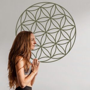 stenska nalepka flower of life