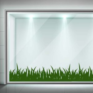 Stenska nalepka trava