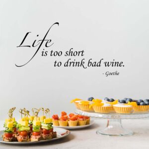 napis za na steno vino življenje