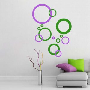 stenske nalepke krogi obroči