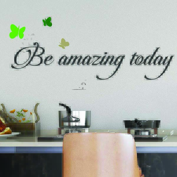 Stenska nalepka napisi