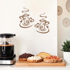 Stenska nalepka wall decal coffee 4 kava
