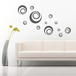 Stenske nalepke wall decals spirale