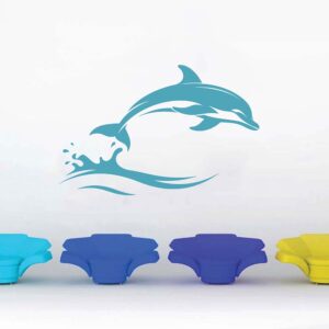 Stenska nalepka delfin dolphin wall decal
