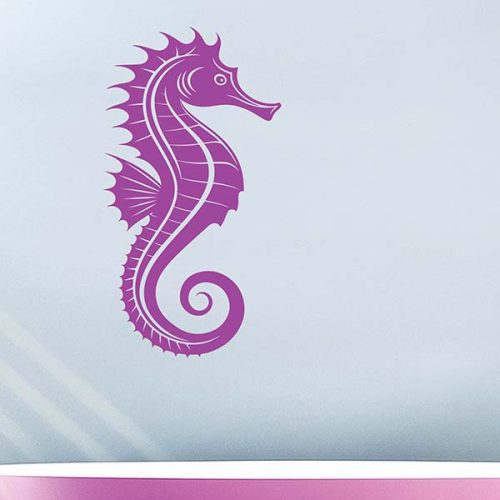 stenski motiv stenska nalepka morski konjiček seahorse